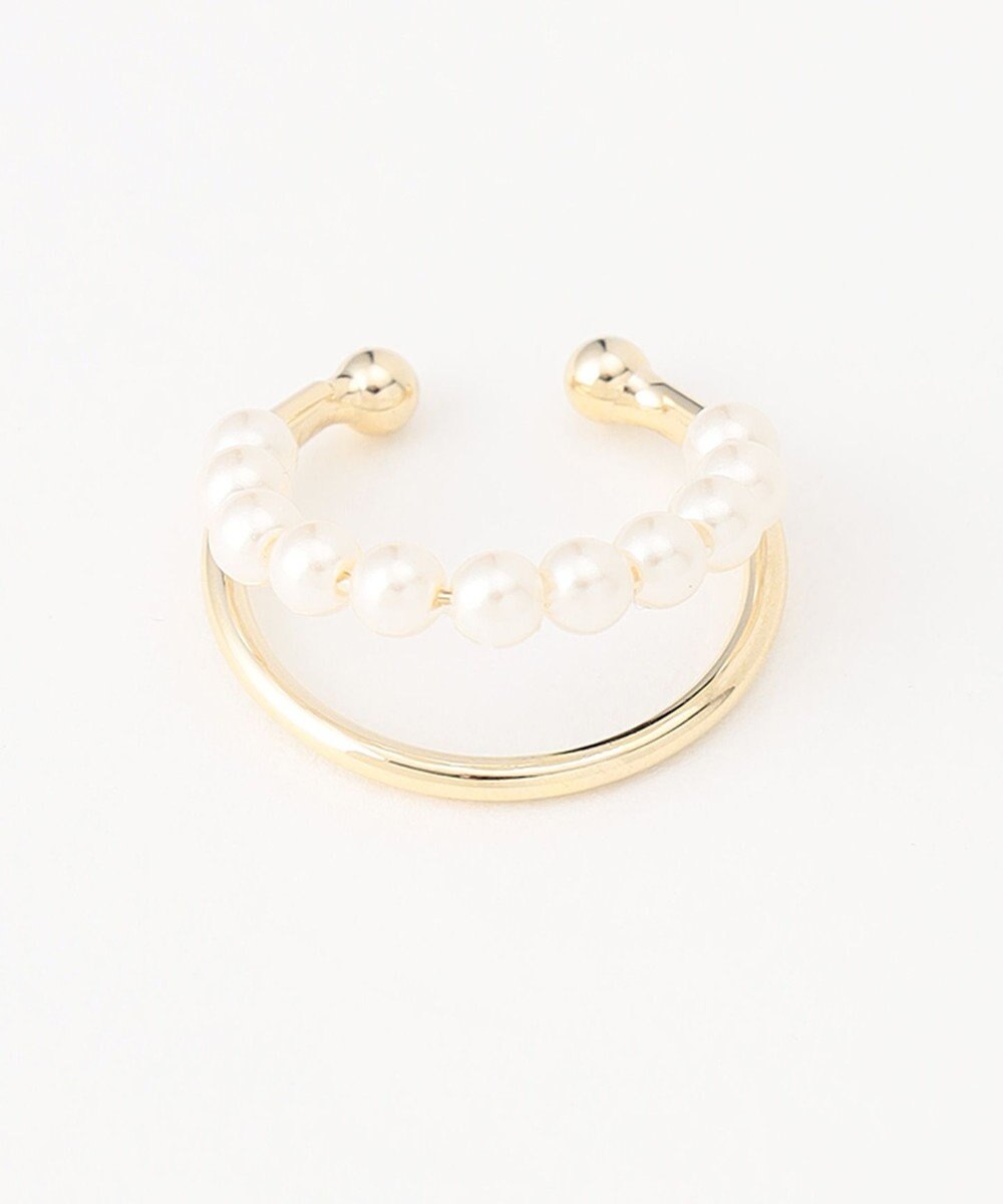 J.PRESS LADIES 【WEB限定】2way パール イヤカフ リング 