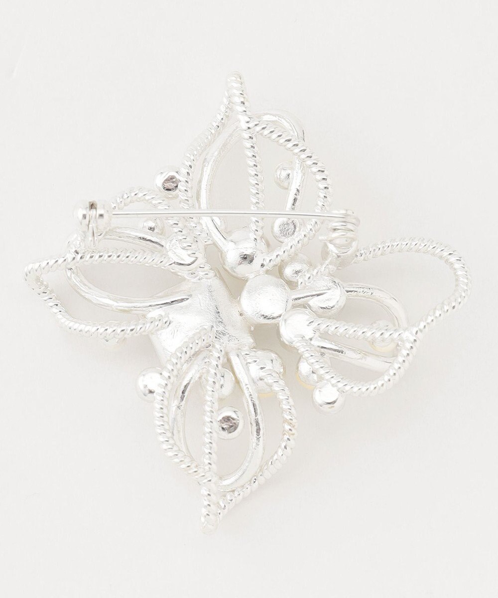 ANY SIS フルールビジュー調 ブローチ 