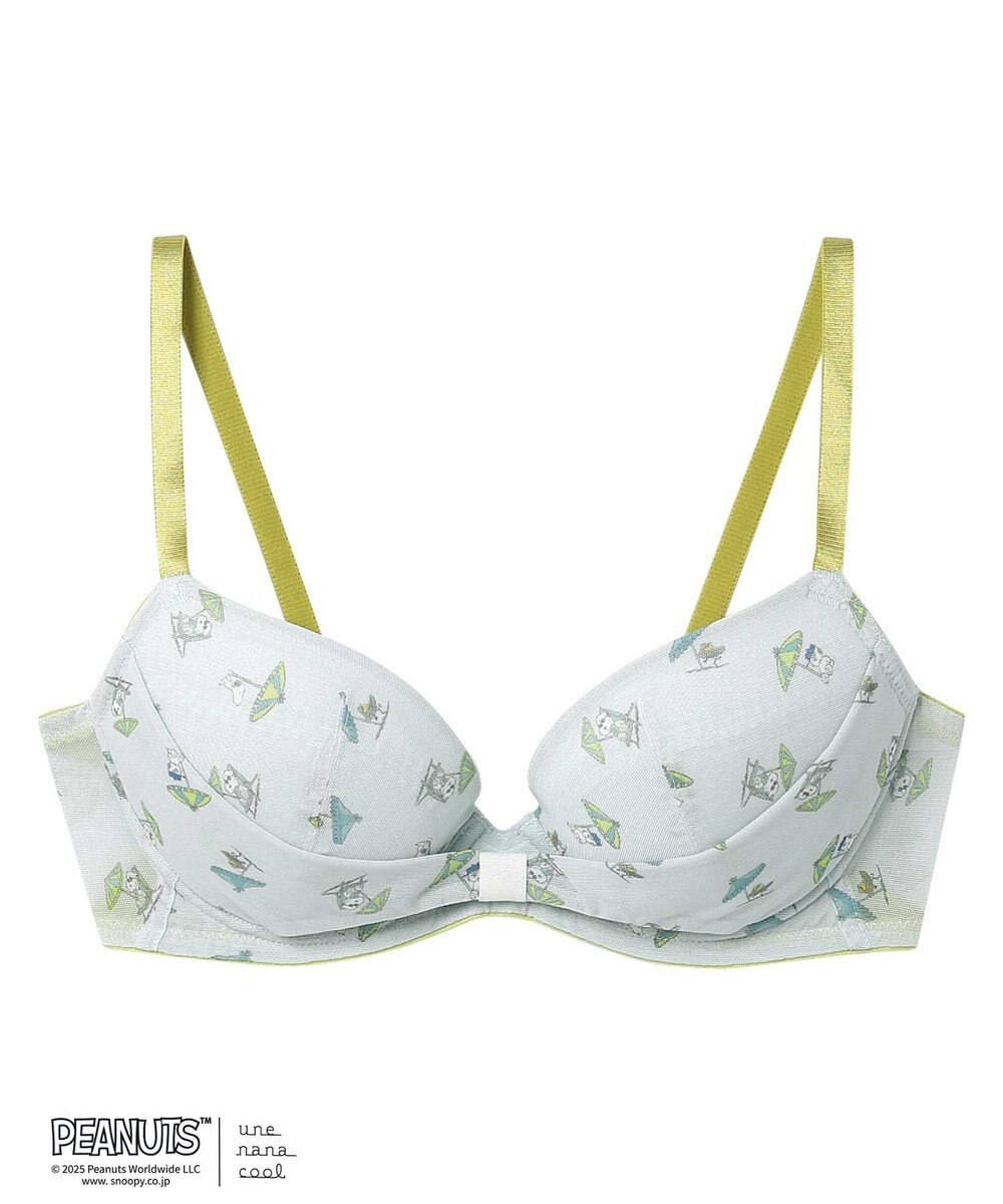 une nana cool 【ノンワイヤーブラ】リボンブラ　MADE WITH PEANUTS 