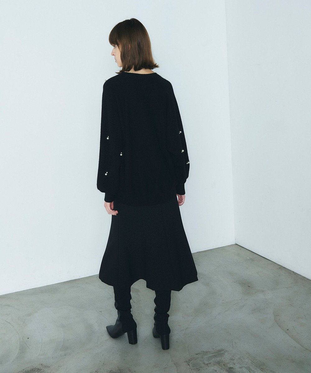 GRACE CONTINENTAL パールドットニットトップ 