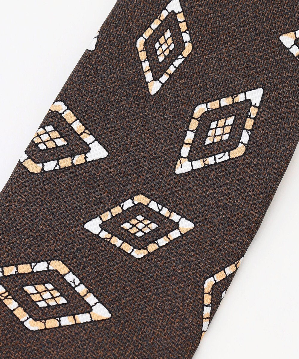 JOSEPH ABBOUD 【イタリア素材・日本縫製】ランダムスクエアプリント ネクタイ 