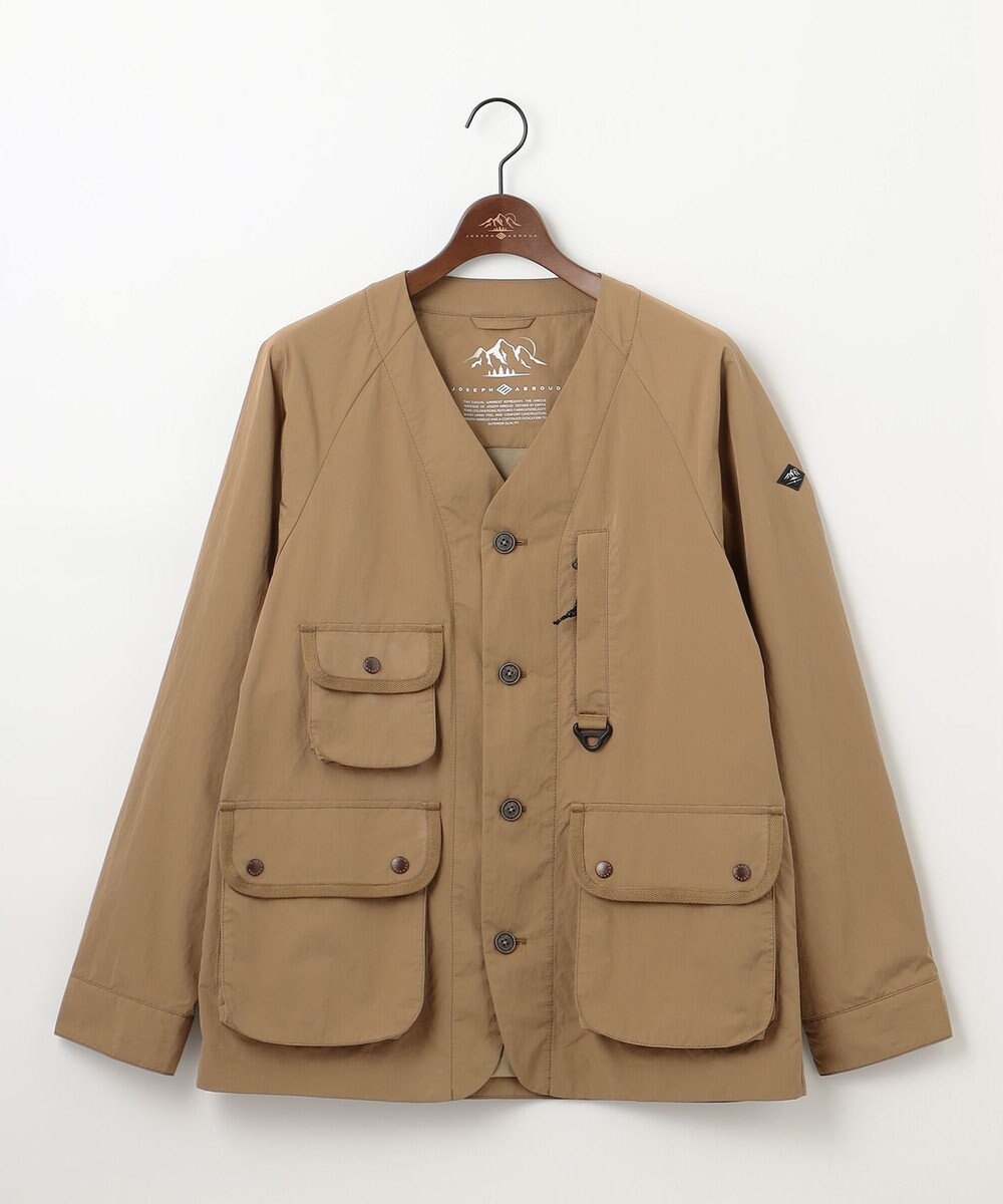 JOSEPH ABBOUD MOUNTAIN 【ECO撥水/起毛裏地】マイクロリップワッシャー ブルゾン 