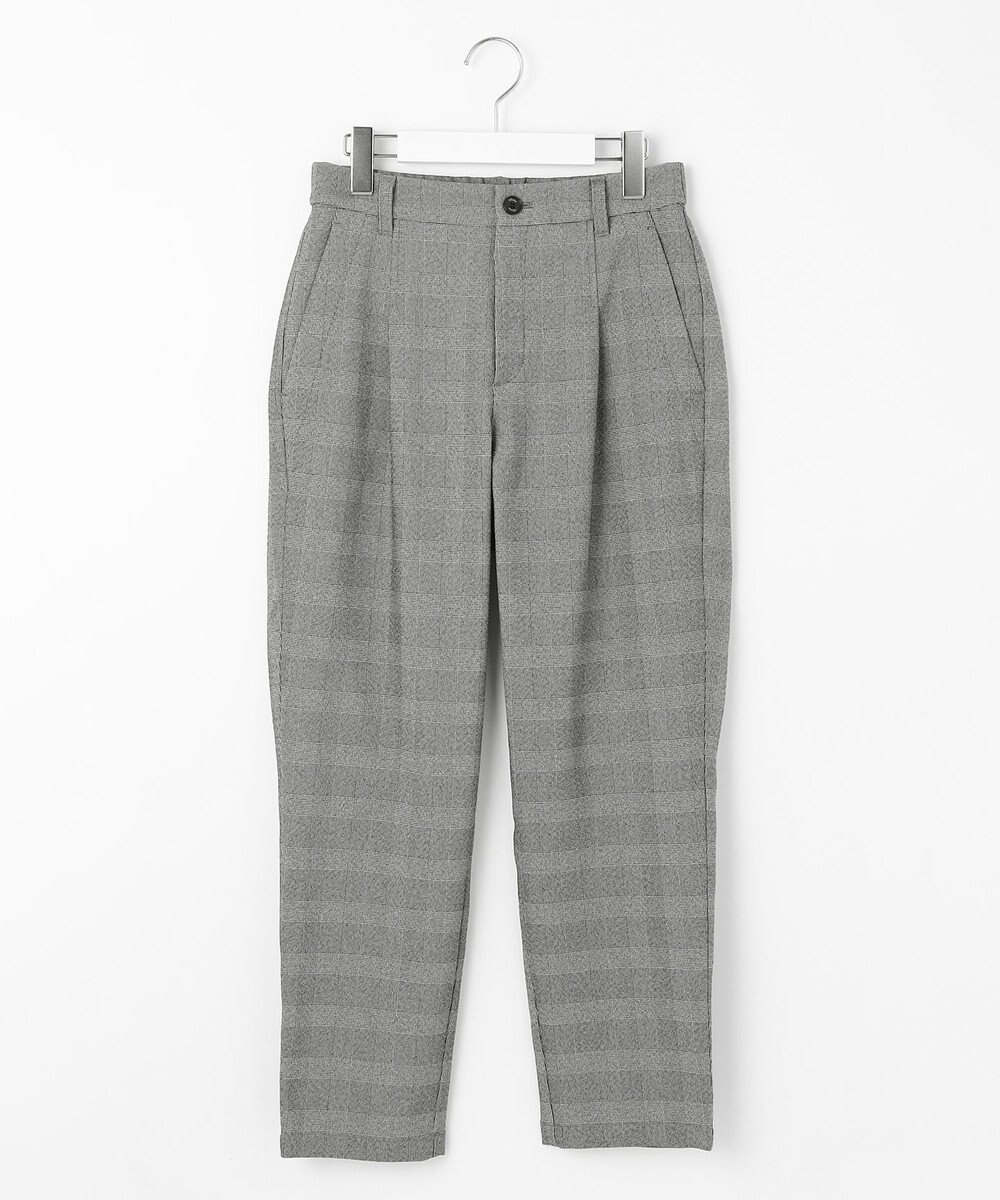 23区GOLF 【23Fondation/WOMEN】グレンチェック柄 テーパードパンツ 