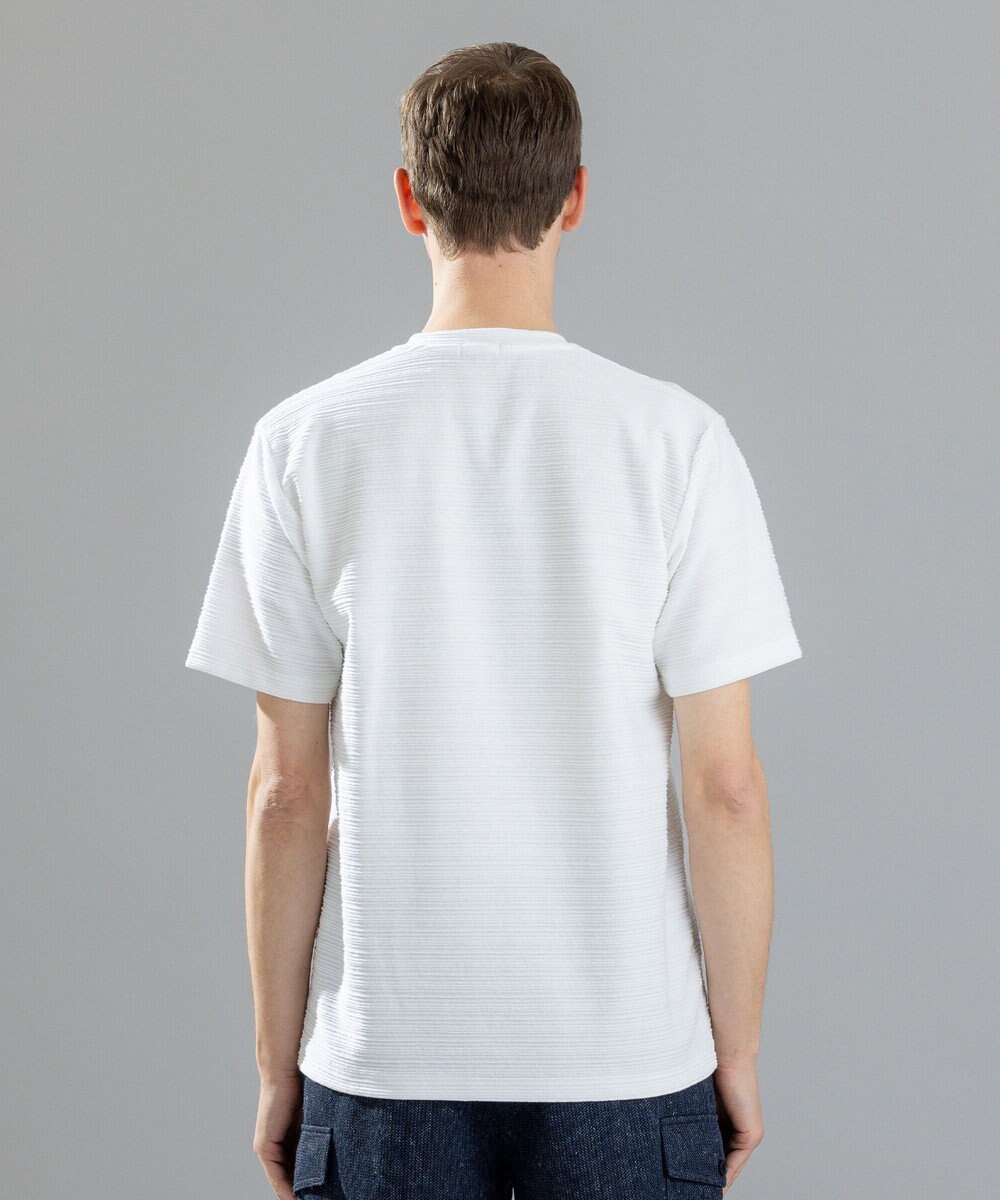 JOSEPH HOMME メランジリップル　Vネックカットソー 