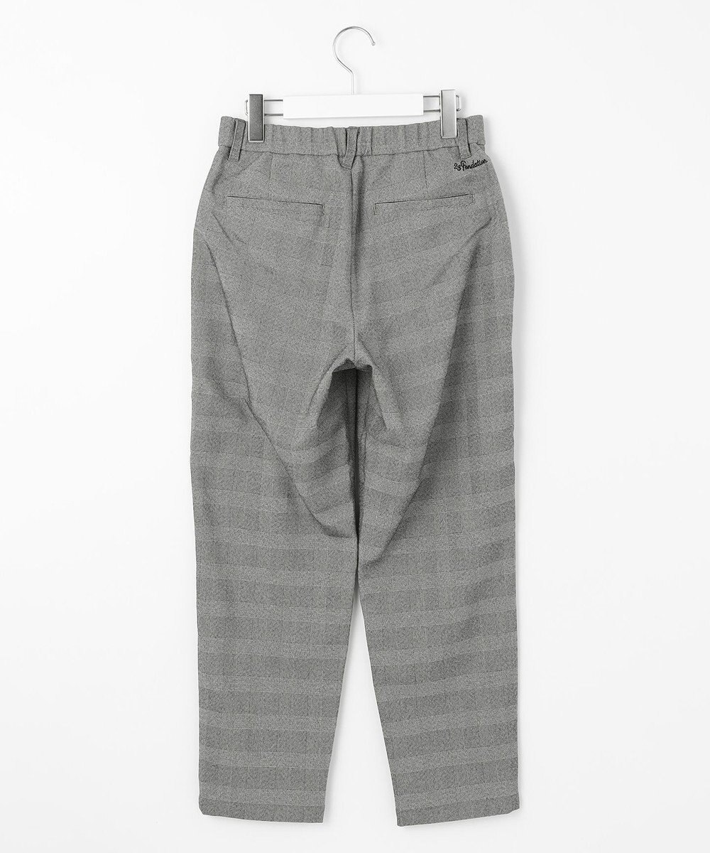 23区GOLF 【23Fondation/WOMEN】グレンチェック柄 テーパードパンツ 