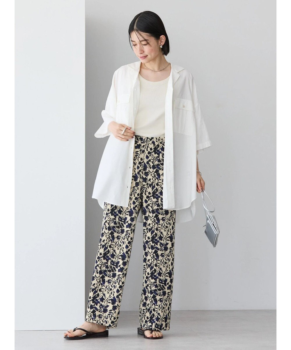 AMERICAN HOLIC イージーケア＋接触冷感プリントリラックスパンツ 