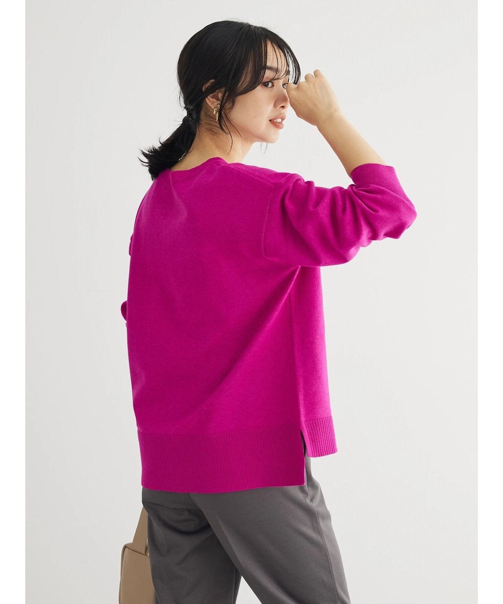 Green Parks もちやわ　Ｖネック前後差プルオーバー 