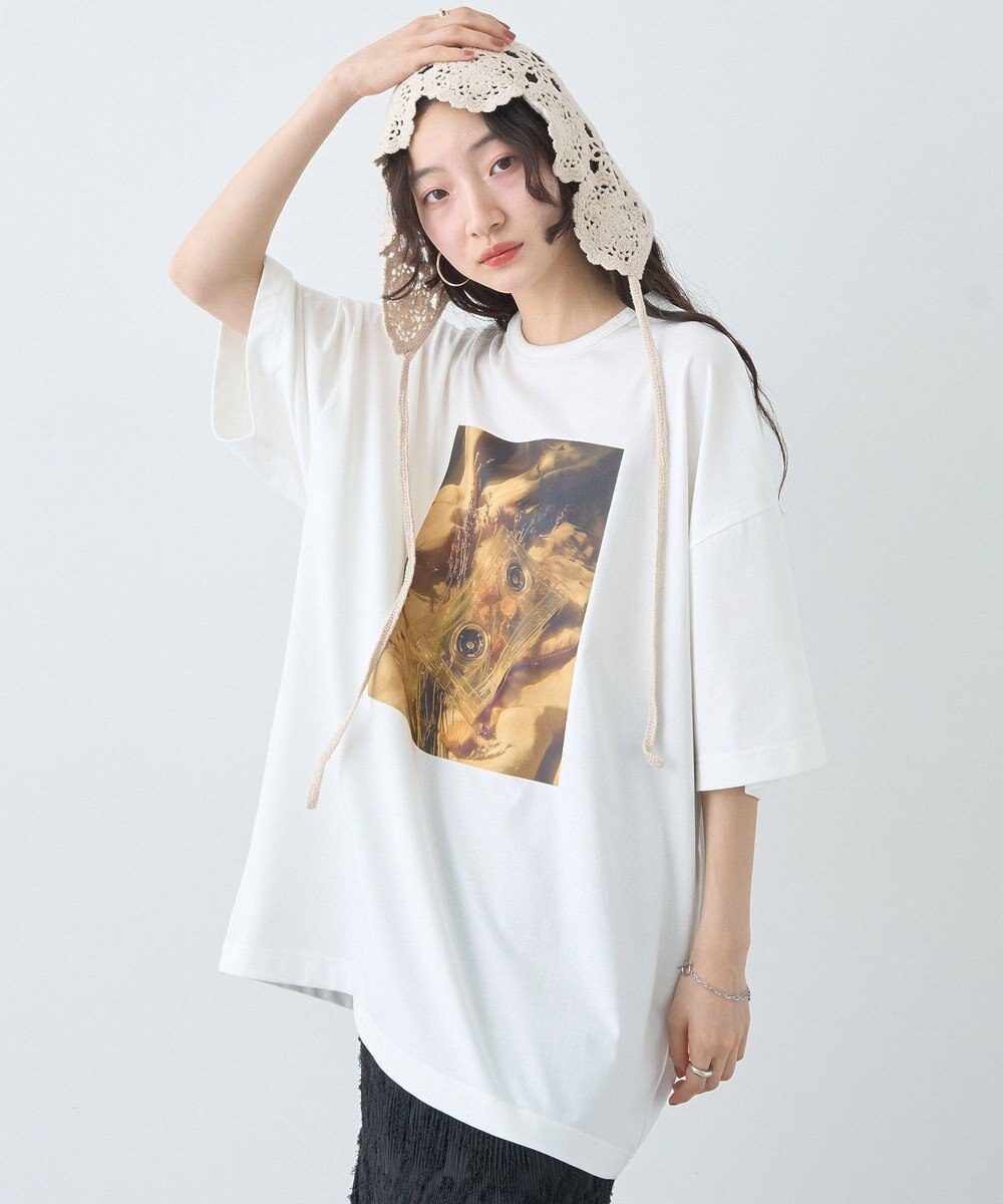 earth music&ecology アソートグラフィックルーズＴｅｅ 