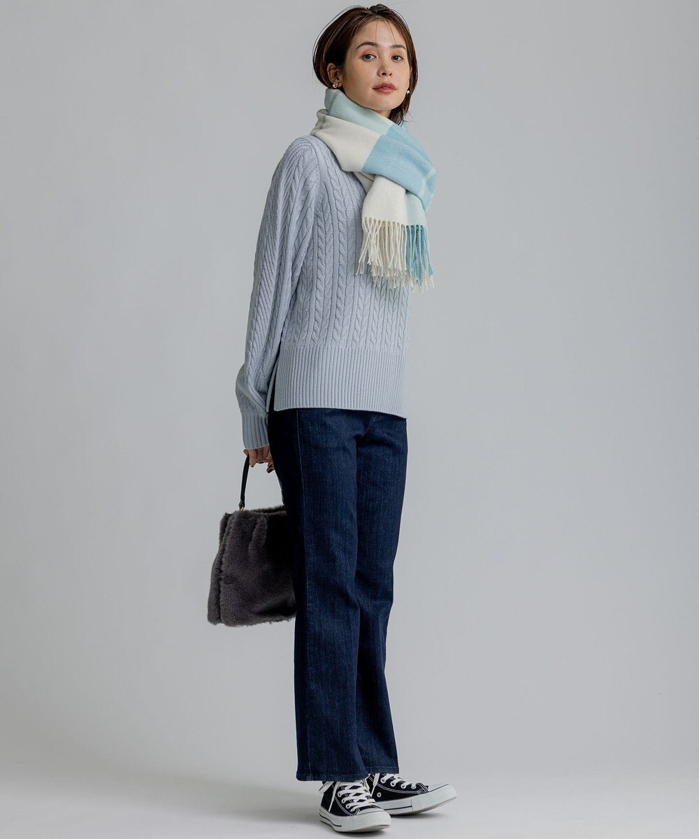 組曲 ウールマルチチェックストール 