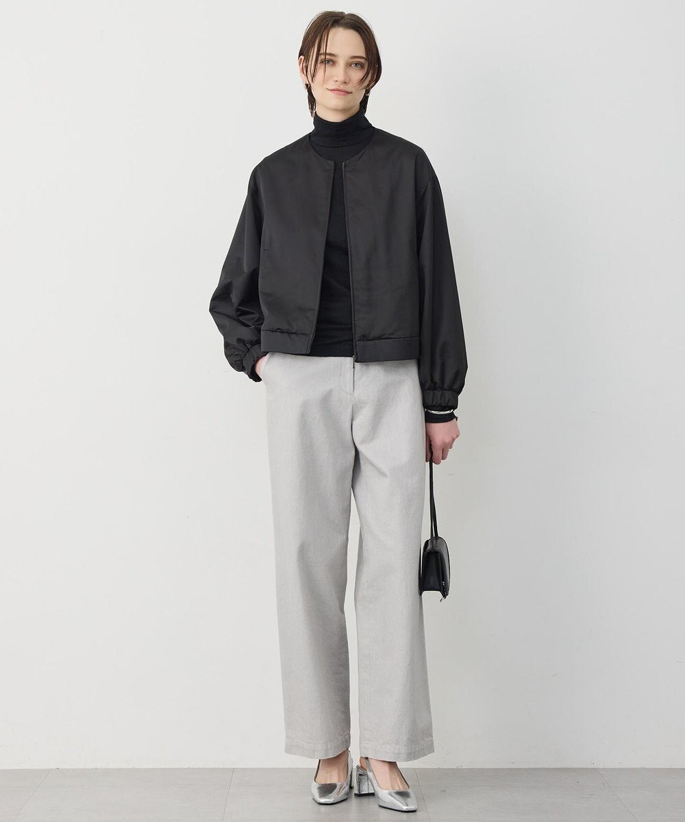 ICB 【先行予約・2WAY】 ダルグロッシーサテン ボウタイ付きブルゾン 