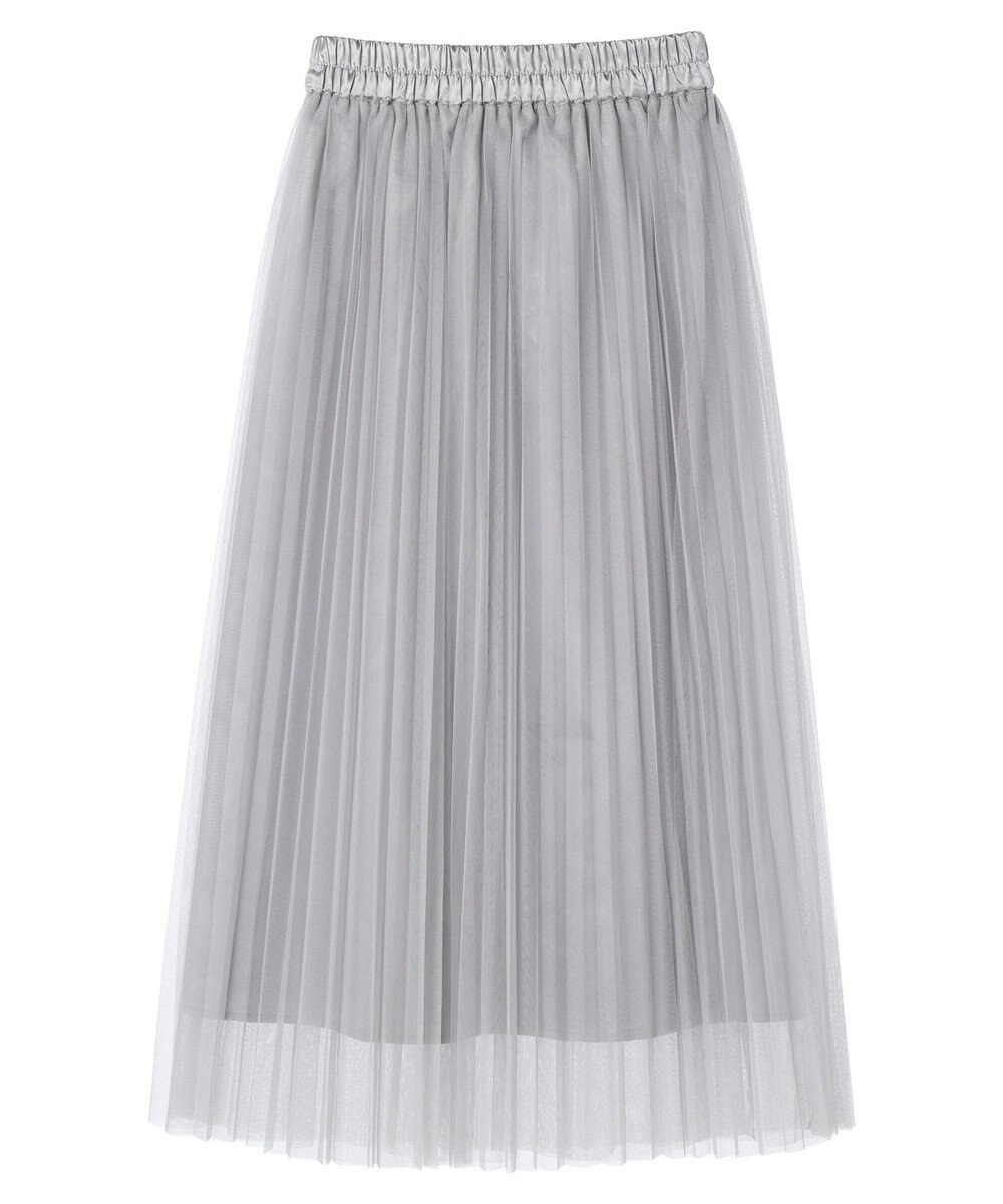 earth music&ecology チュールプリーツスカート 