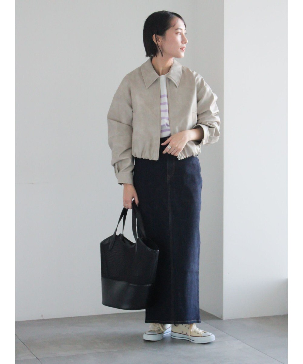 Te chichi デニムトラペーズスカート 