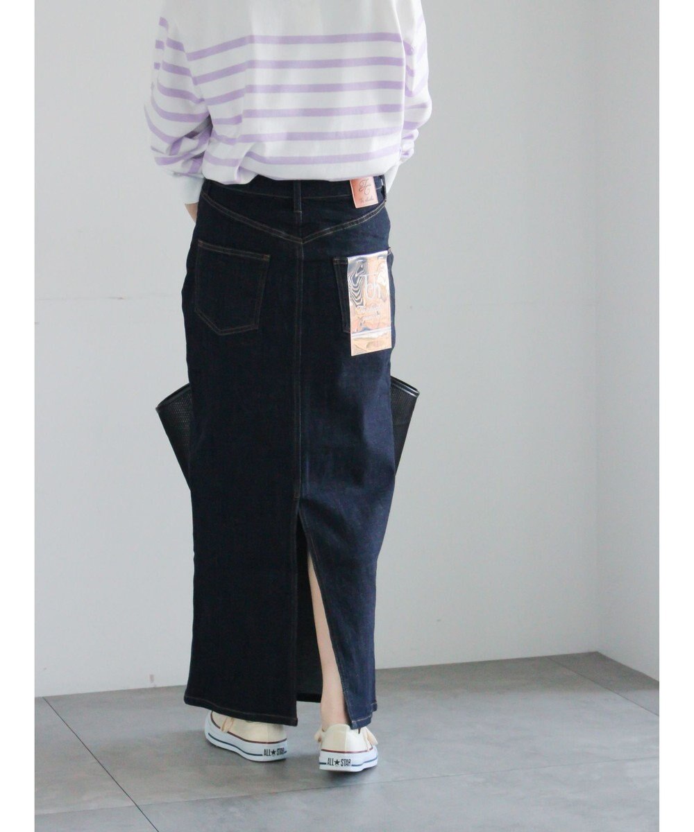 Te chichi デニムトラペーズスカート 