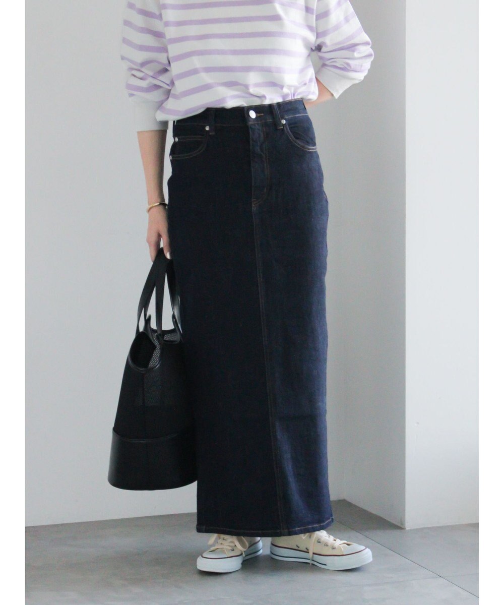 Te chichi デニムトラペーズスカート 