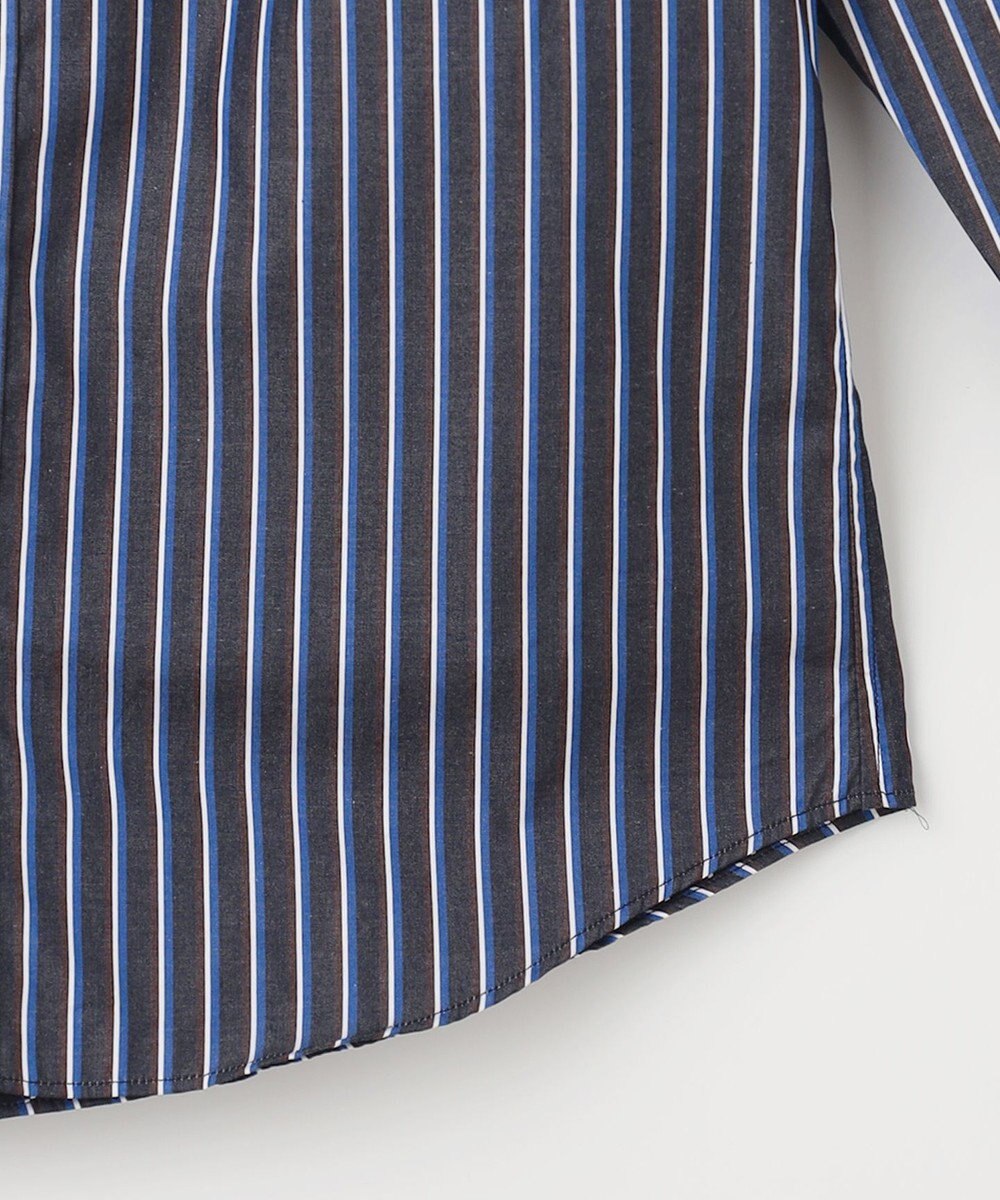 JOSEPH ABBOUD 【オーガニックコットン使用】オー ガニックコットンカラーストライプシャツ 