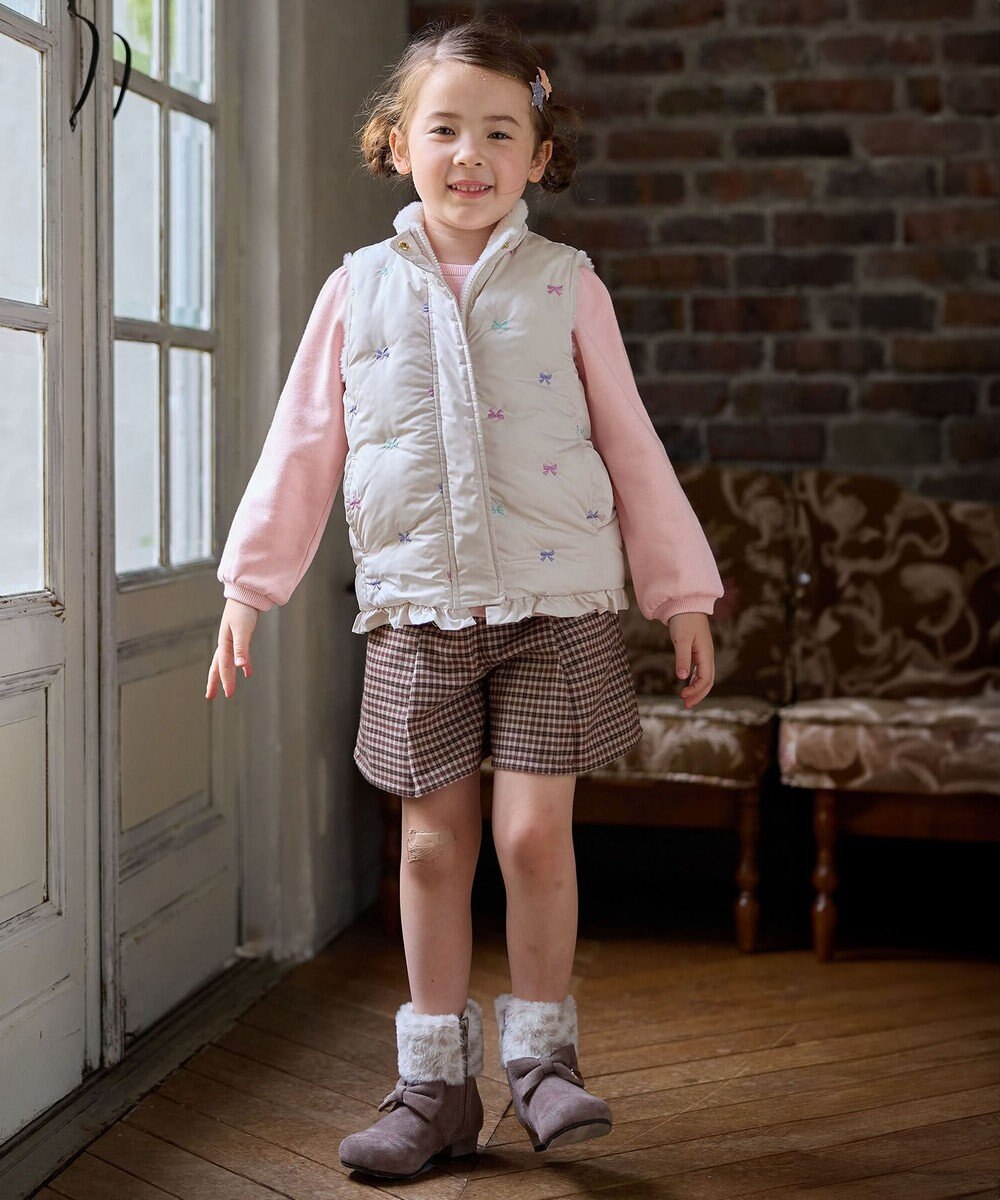 ANY KIDS 中綿リバーシブルベスト 