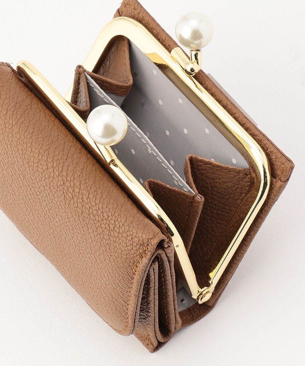 UNBILLION perche アクリル玉三つ折りミニサイフ 