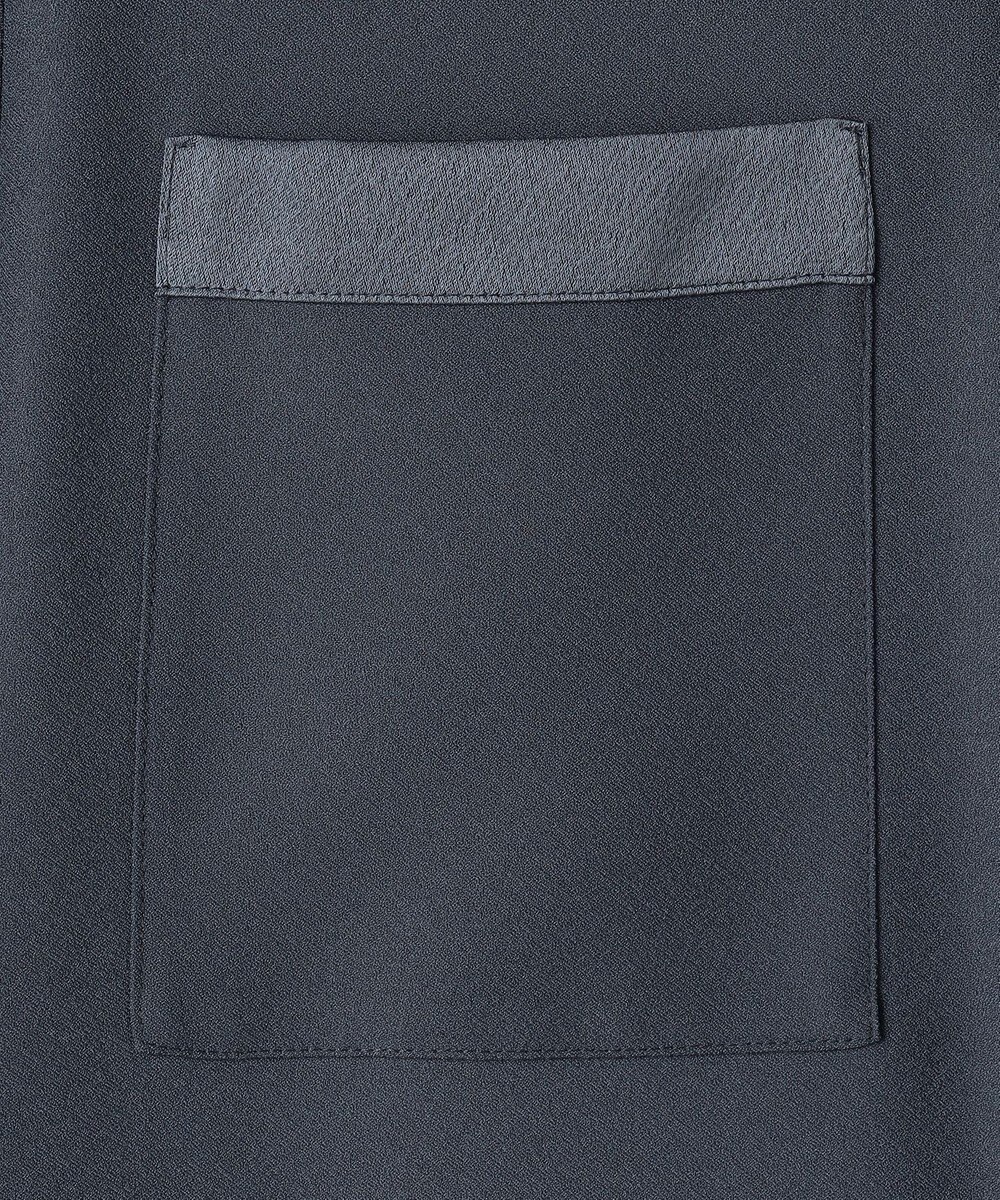 ICB 【先行予約】 FluidBackSatin シャツワンピース 