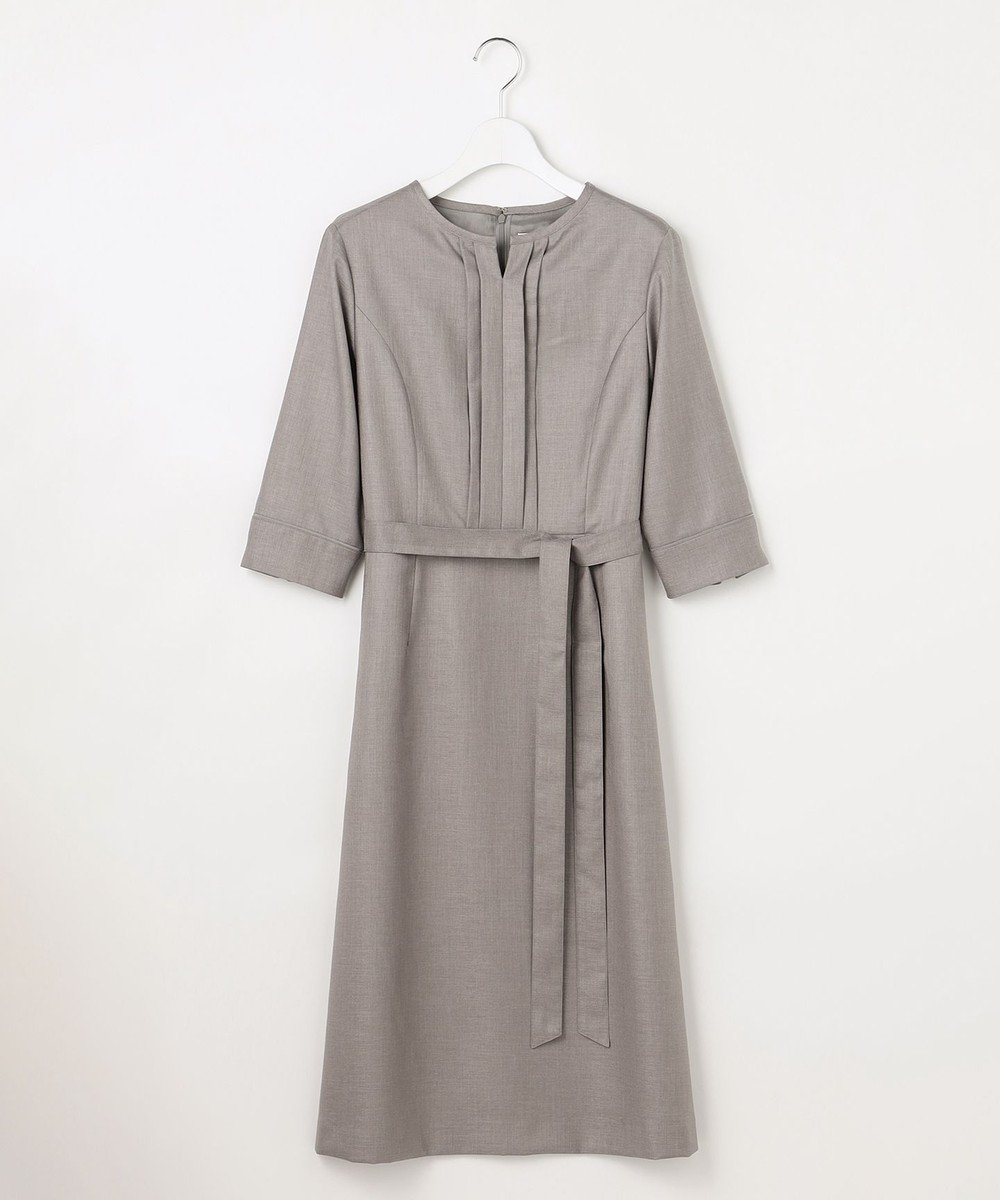 J.PRESS LADIES L OXIJEWEL ストレッチ ワンピース 