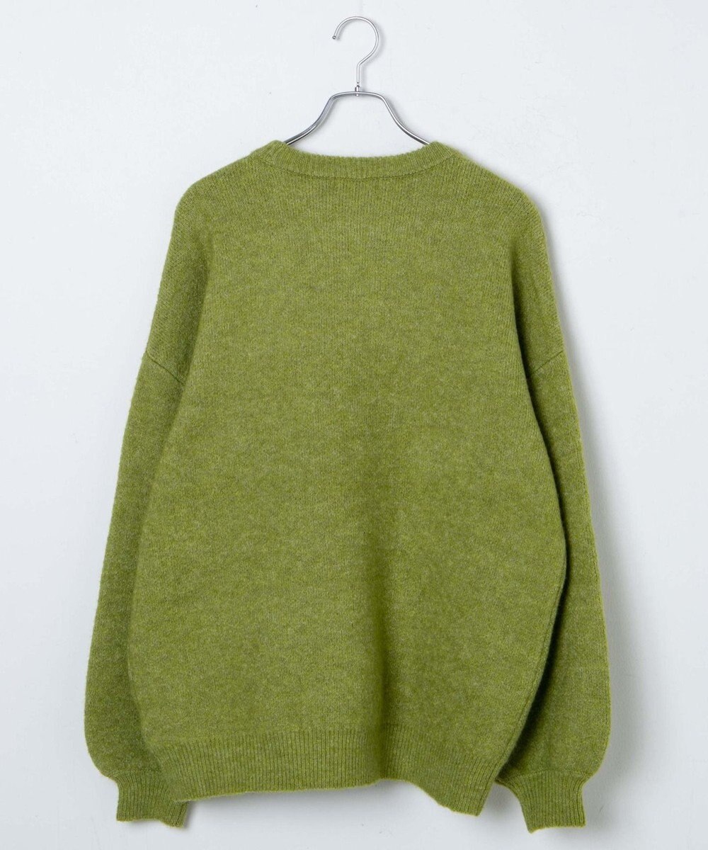 WEGO フラッフィーロゴジャガードニットプルオーバー 