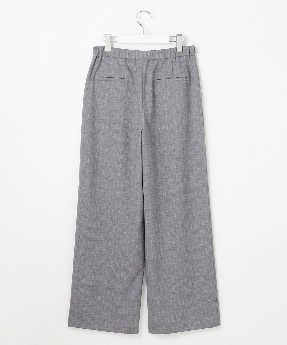 J.PRESS LADIES 【洗える】サイロウォッシャブル2wayストライプ ワイド パンツ 