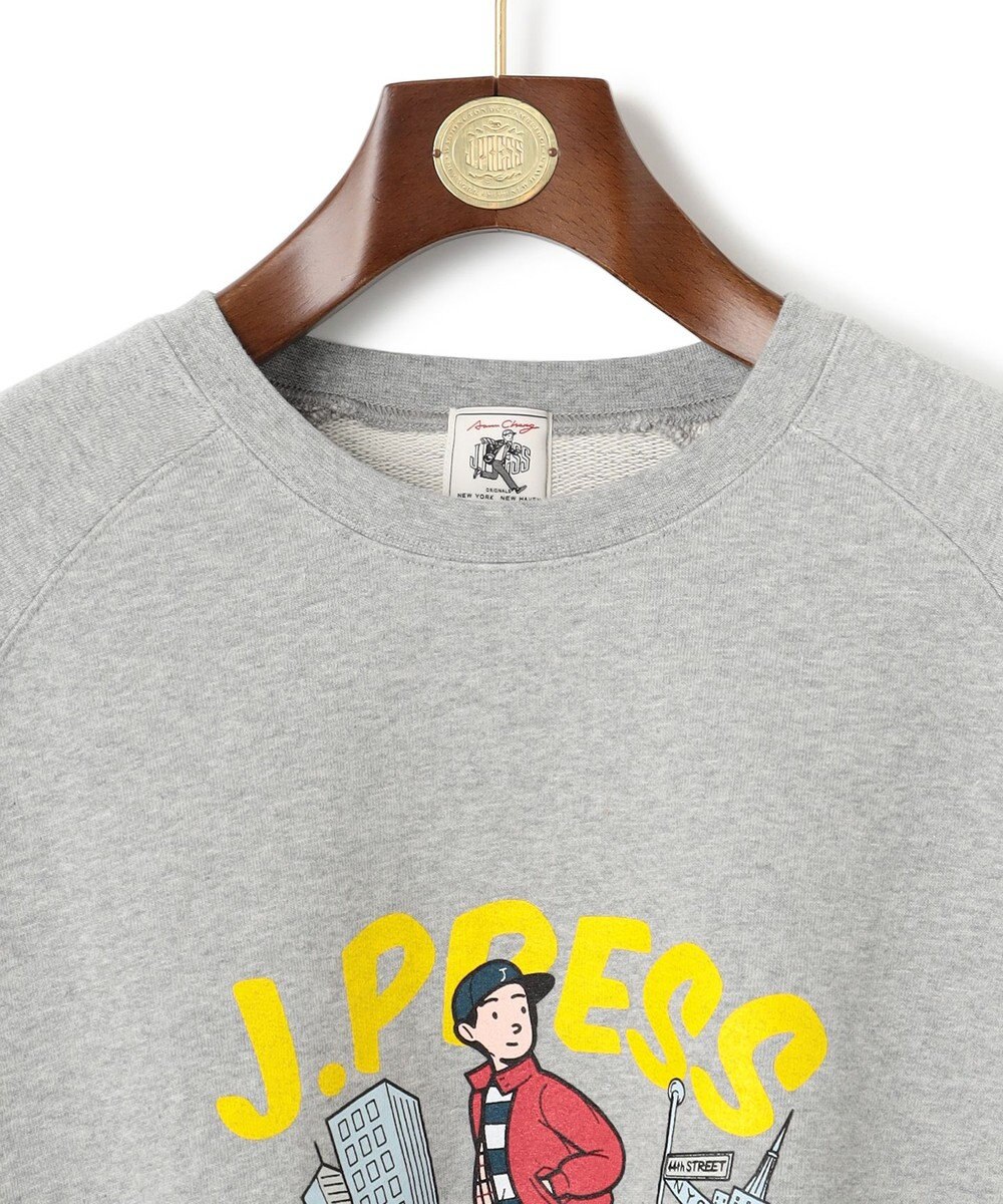 J.PRESS MEN 【AaronChang】【UNISEX】プリント スウエットシャツ 