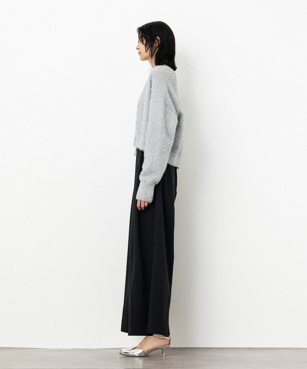 NAVE 【Nave・洗える】ラメニット カーディガン 