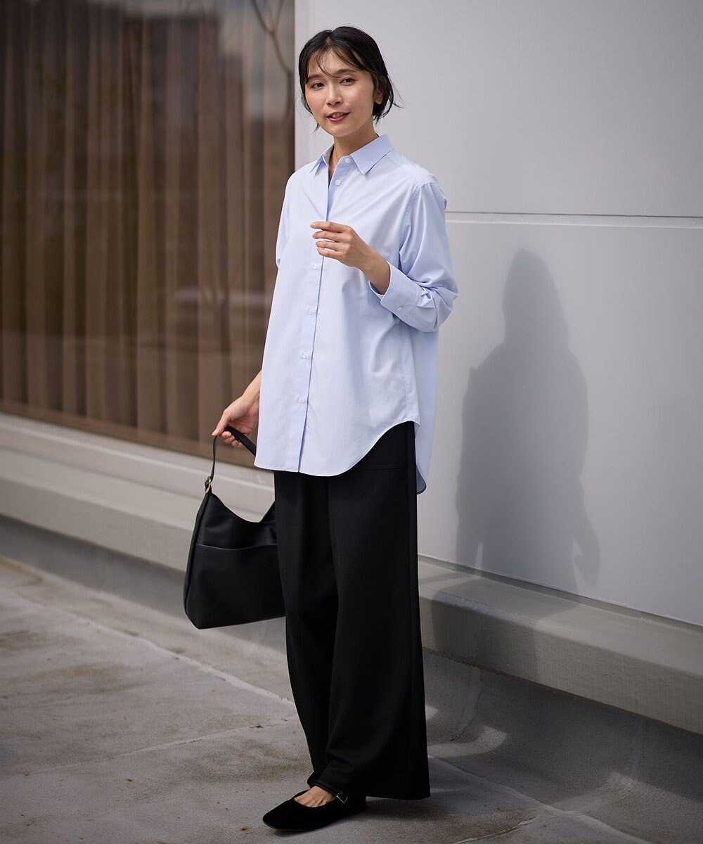 ANY 【手洗い可能/抗菌防臭/UVカット/速乾】レギュラーカラーシャツ 