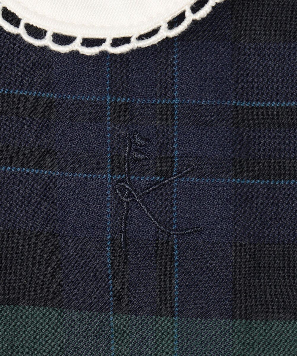 組曲 KIDS 【110-140㎝】クラシックチェック ワンピース 