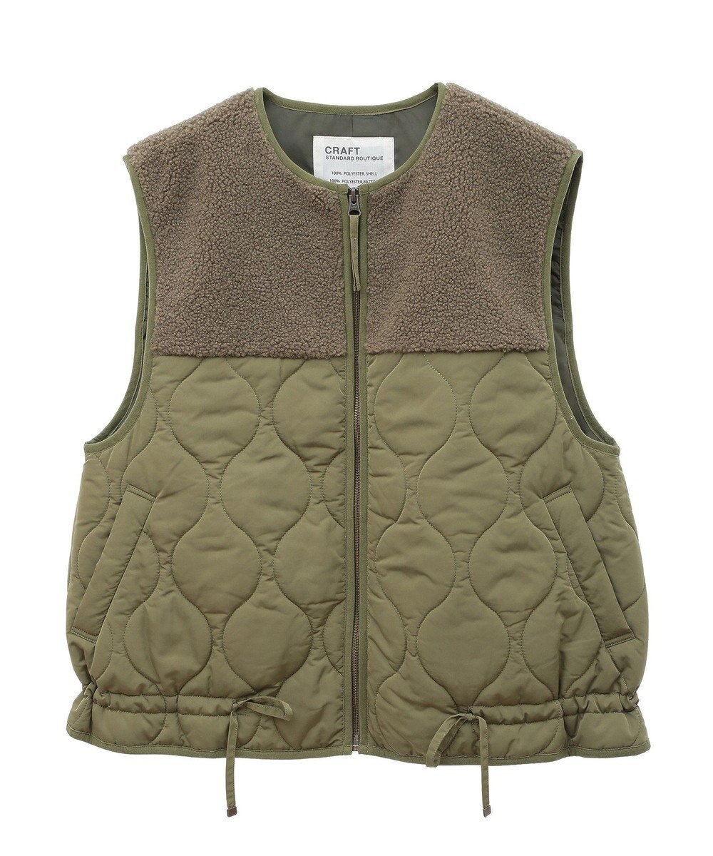 CRAFT STANDARD BOUTIQUE ボアキルティングベスト 