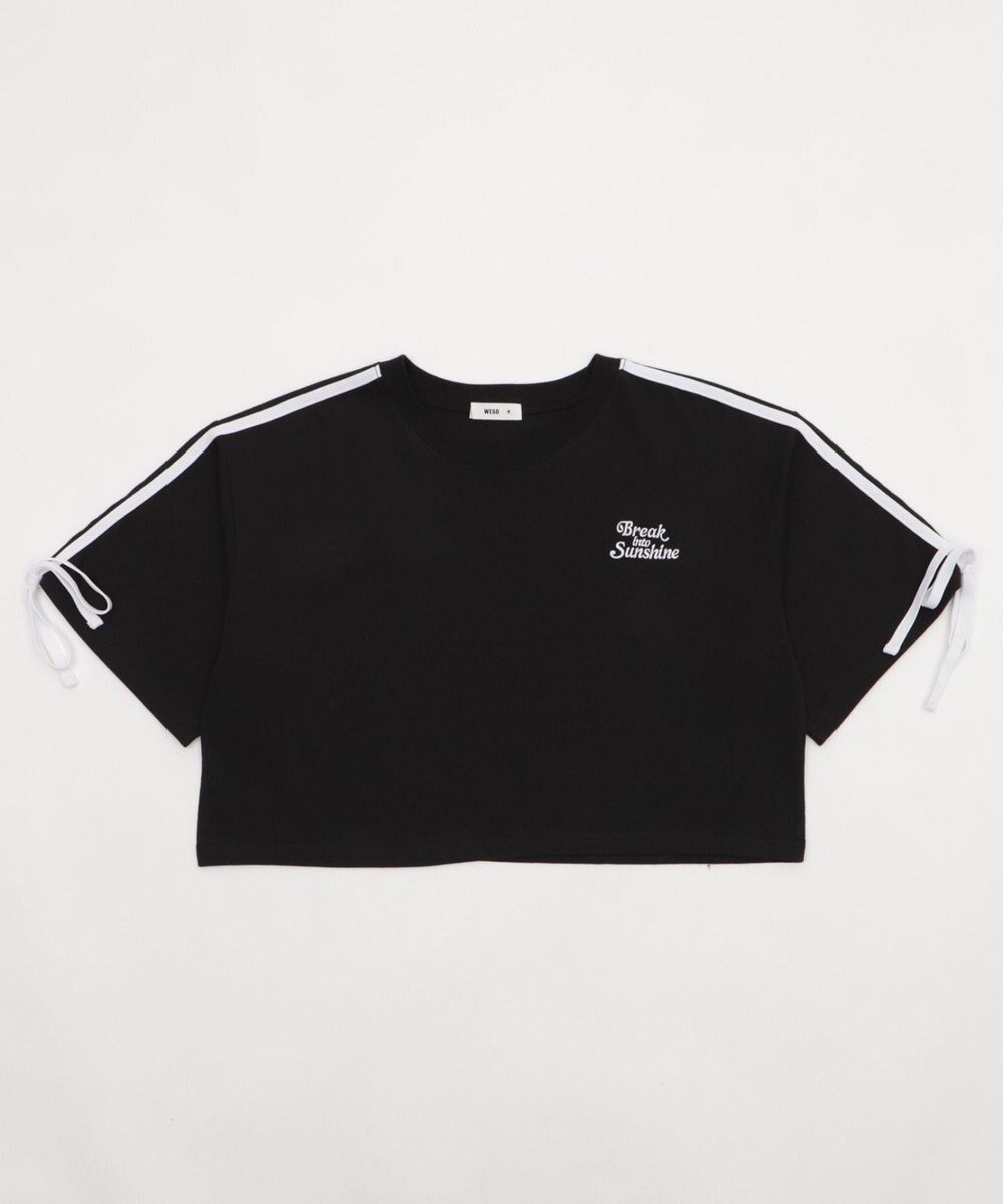 WEGO 2ラインリボングラフィックショートT 