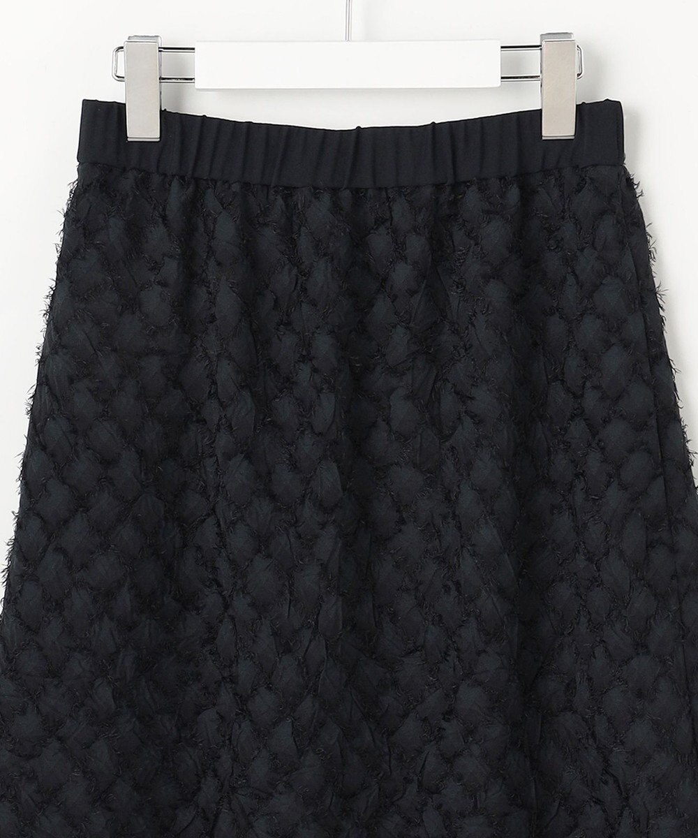 自由区 L 【セットアップ対応】ワッシャーカットジャカード スカート 