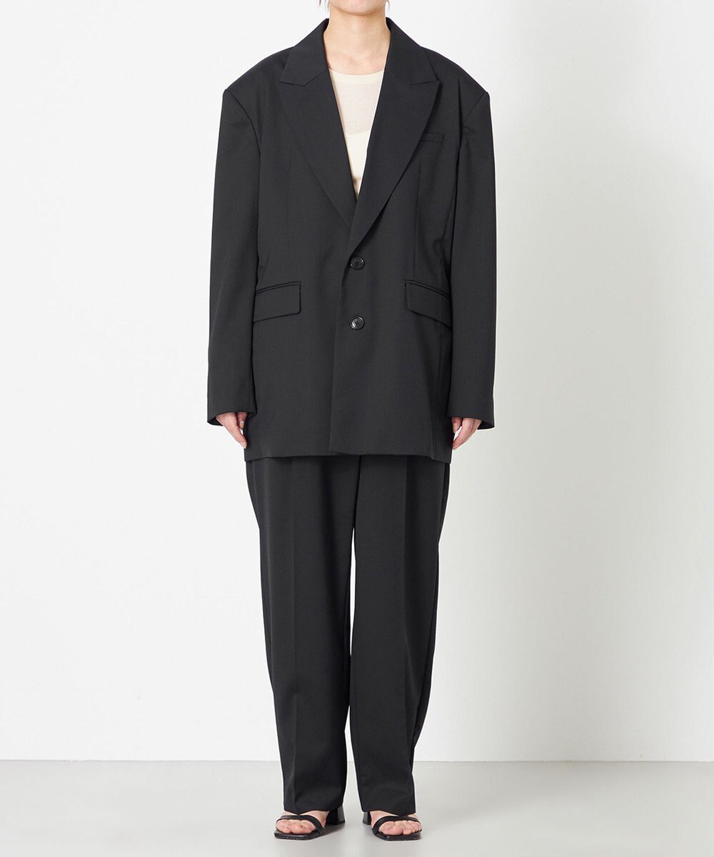 NAVE 【Nave・セットアップ可】ウールポリエステルツイルジャケット 