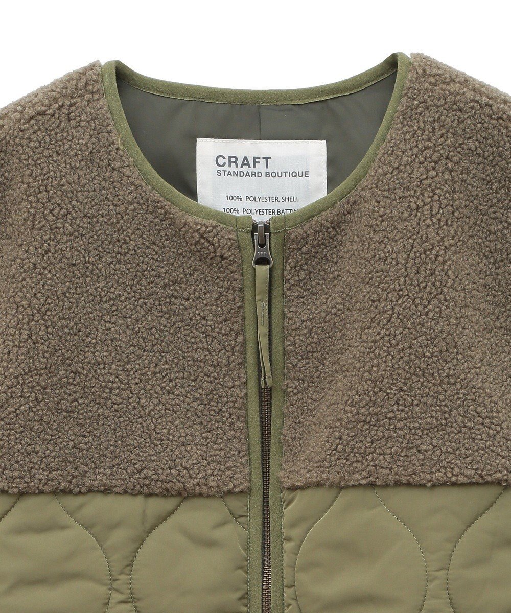 CRAFT STANDARD BOUTIQUE ボアキルティングベスト 