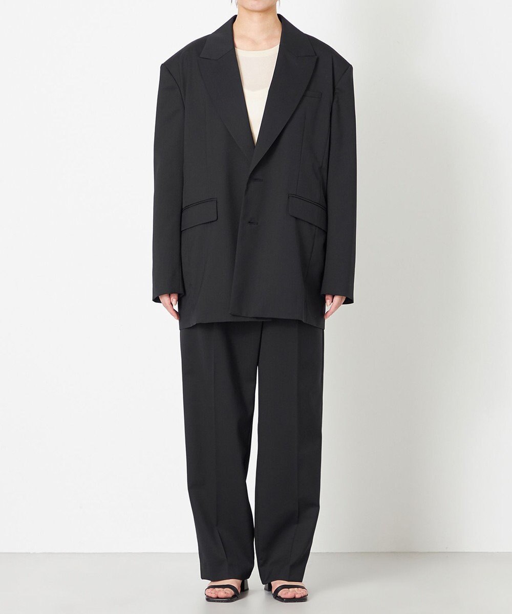 NAVE 【Nave・セットアップ可】ウールポリエステルツイルジャケット 