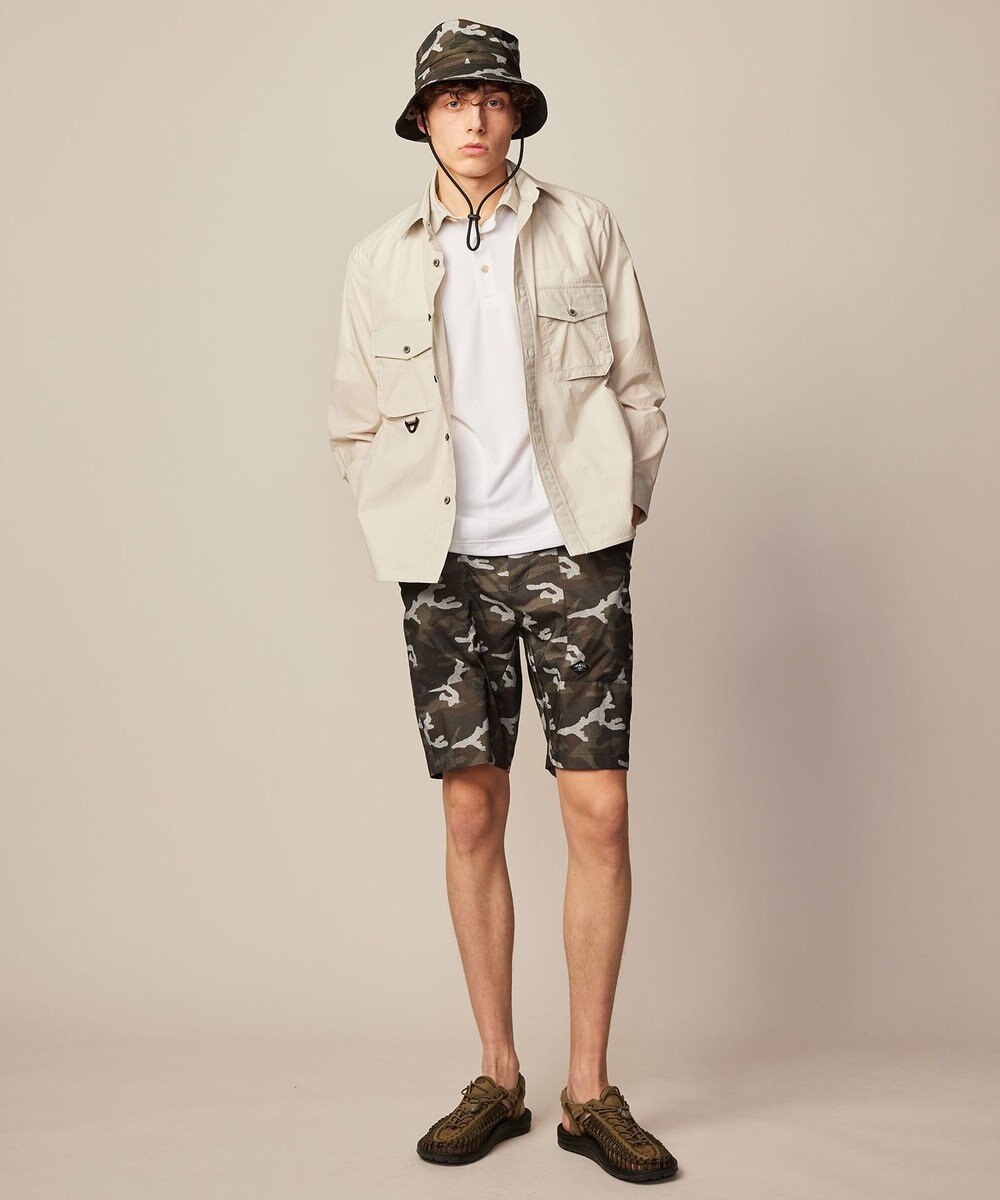 JOSEPH ABBOUD MOUNTAIN 【軽量/ECO撥水/ストレッチ/男女兼用】ライトワッシャー アウトドアシャツ 