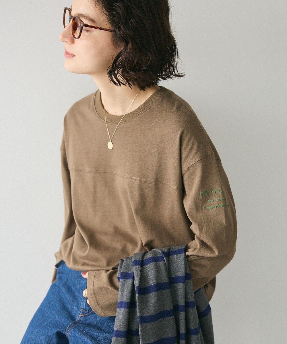 CRAFT STANDARD BOUTIQUE ワンポイント刺繍長袖チュニック 