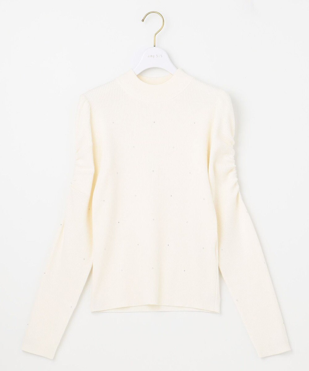 ANY SIS 【洗える】ビジュー プルオーバー 