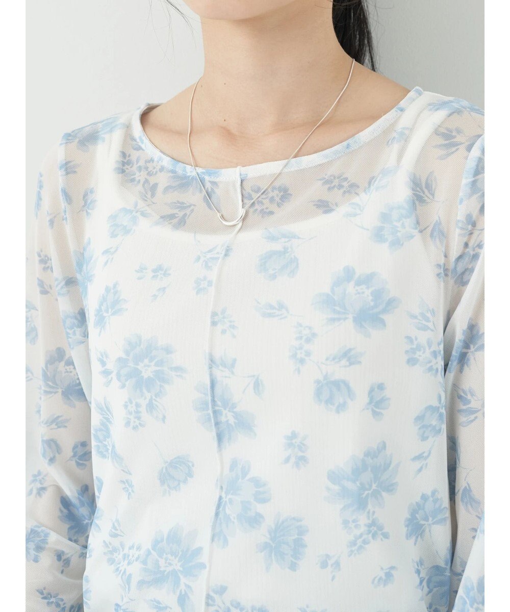 earth music&ecology フラワープリントシアーインナー 