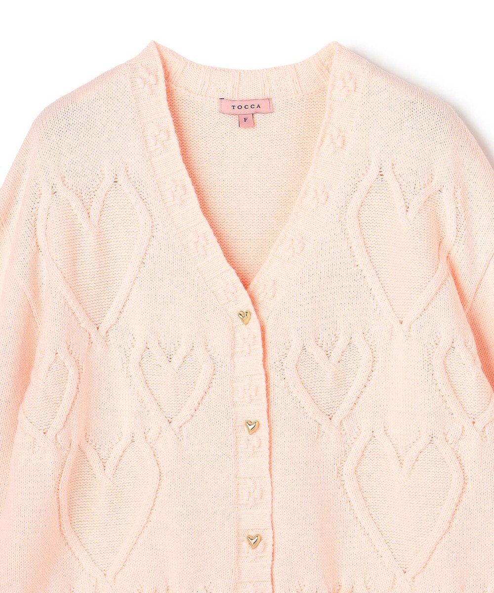 TOCCA 【chayさん着用】HEART HUG KNIT カーディガン 