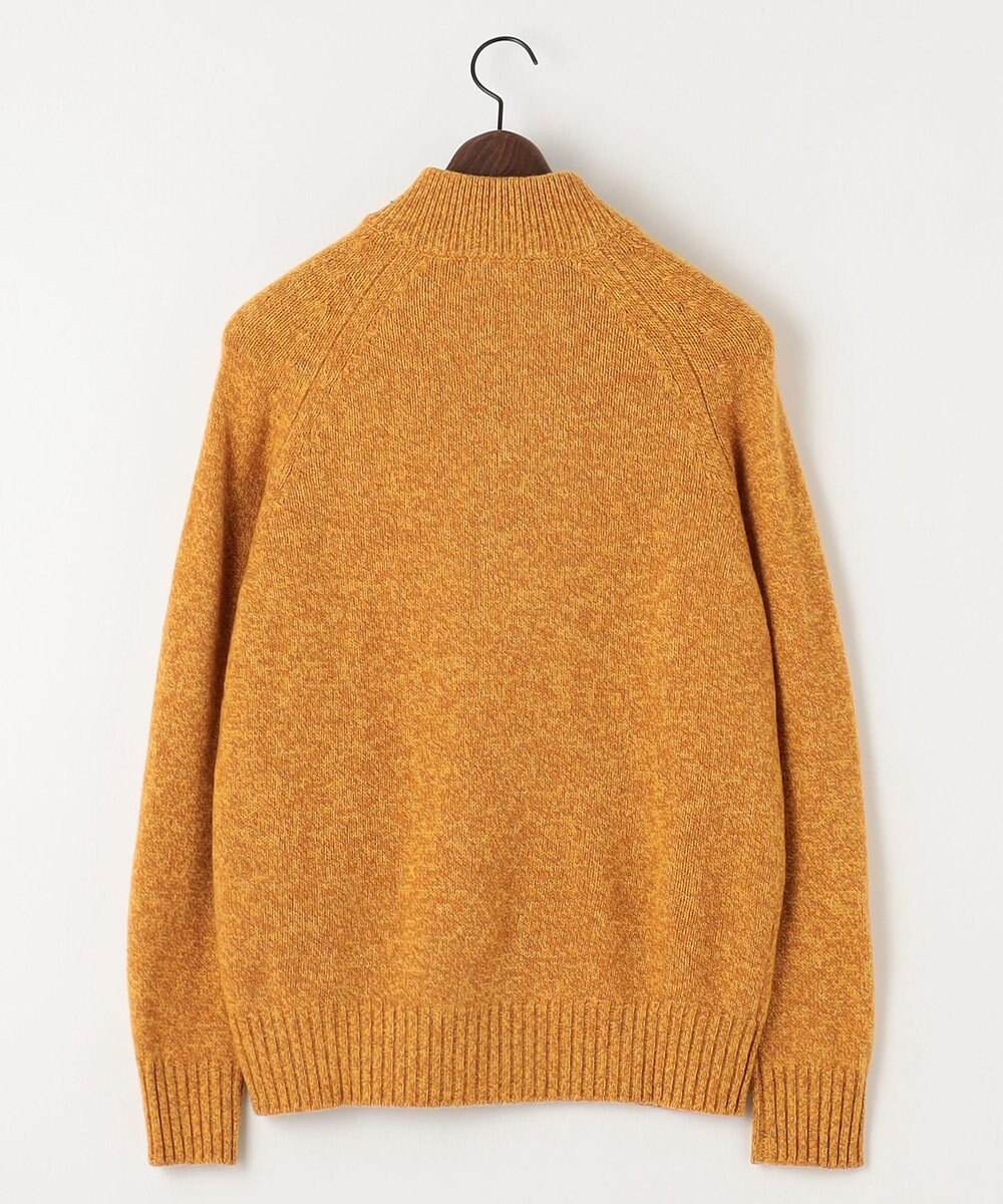 JOSEPH ABBOUD 【イタリア糸使用/軽く暖かい/多色展開】 ラムウールケーブル柄ハーフZIPプルオーバー 