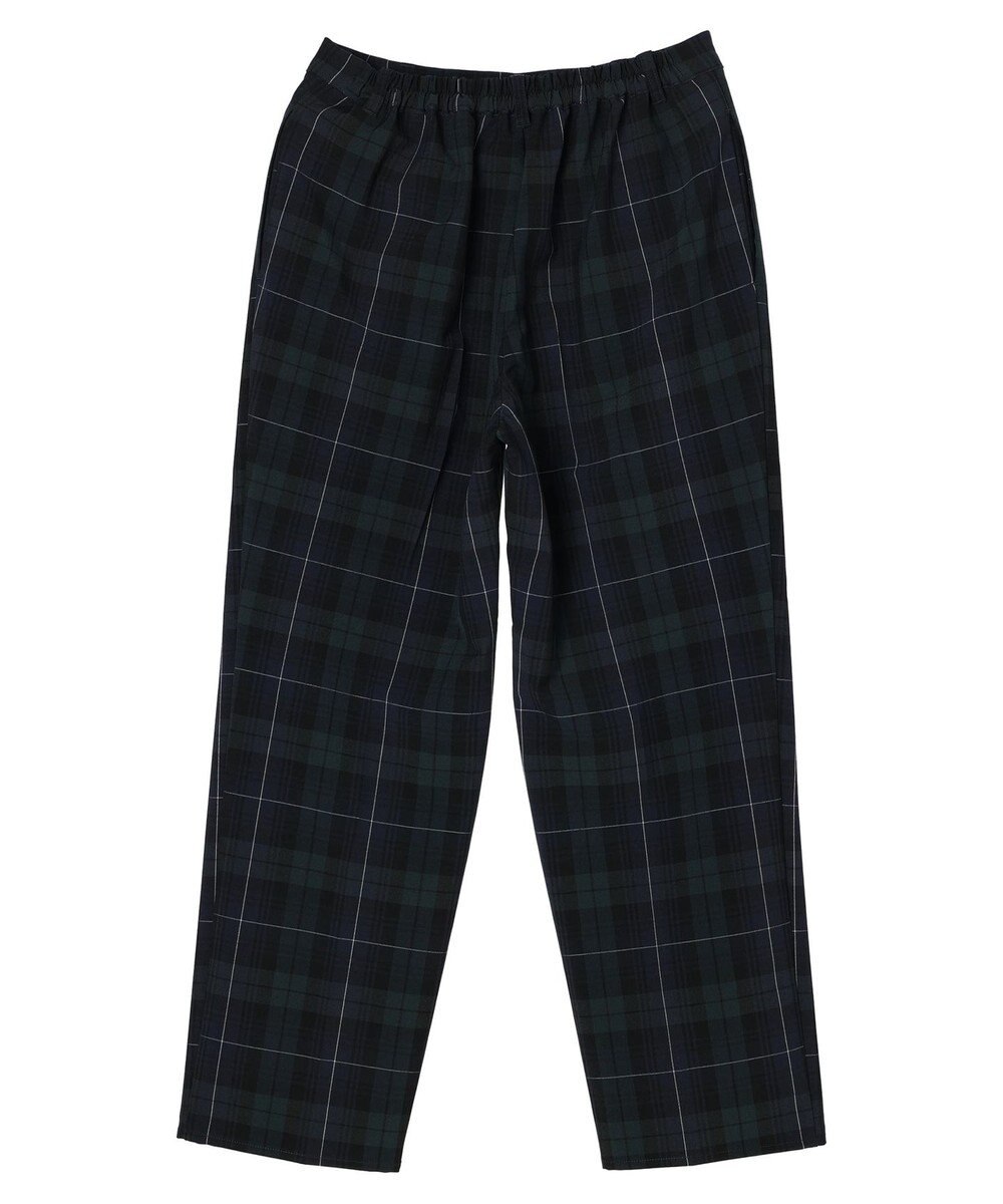 Green Parks きれいシルエットチェックパンツ 