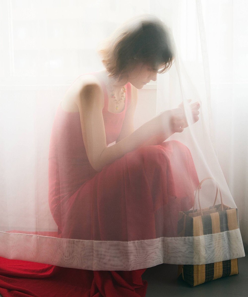 GRACE CONTINENTAL Ele，Sac ストライプバッグ 