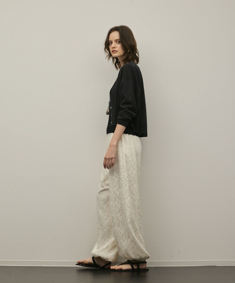 GRACE CONTINENTAL スリーブスリットニットカーディガン 