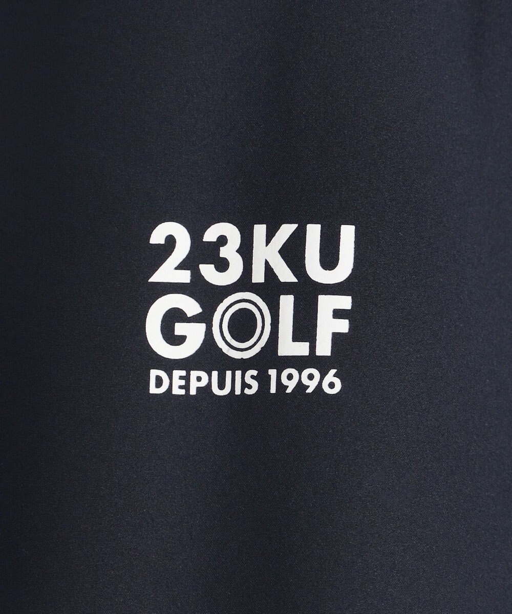 23区GOLF 【MEN】【撥水・ストレッチ】ライトフード ベスト 軽くて蒸れにくい 急な小雨も怖くない 