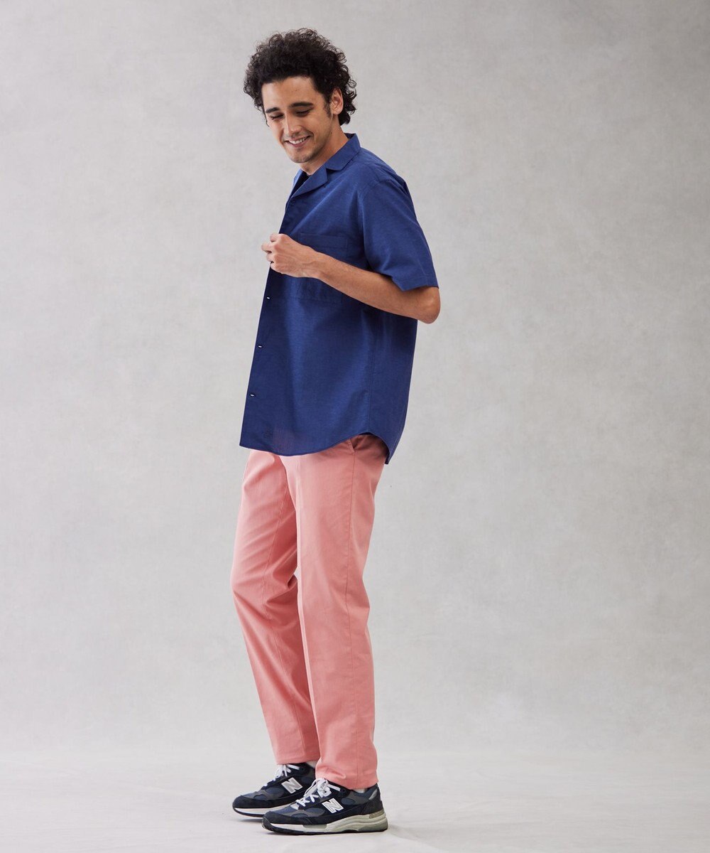 J.PRESS MEN 【HYBRID LINEN】オープンカラーシャツ 