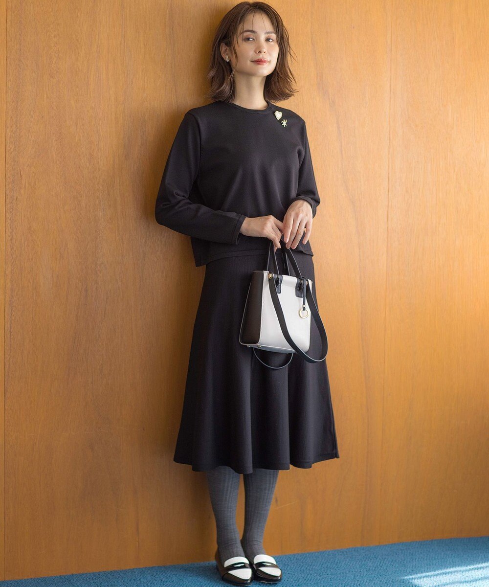 組曲 【WEB限定】ELENA襟付き セットアップワンピ 