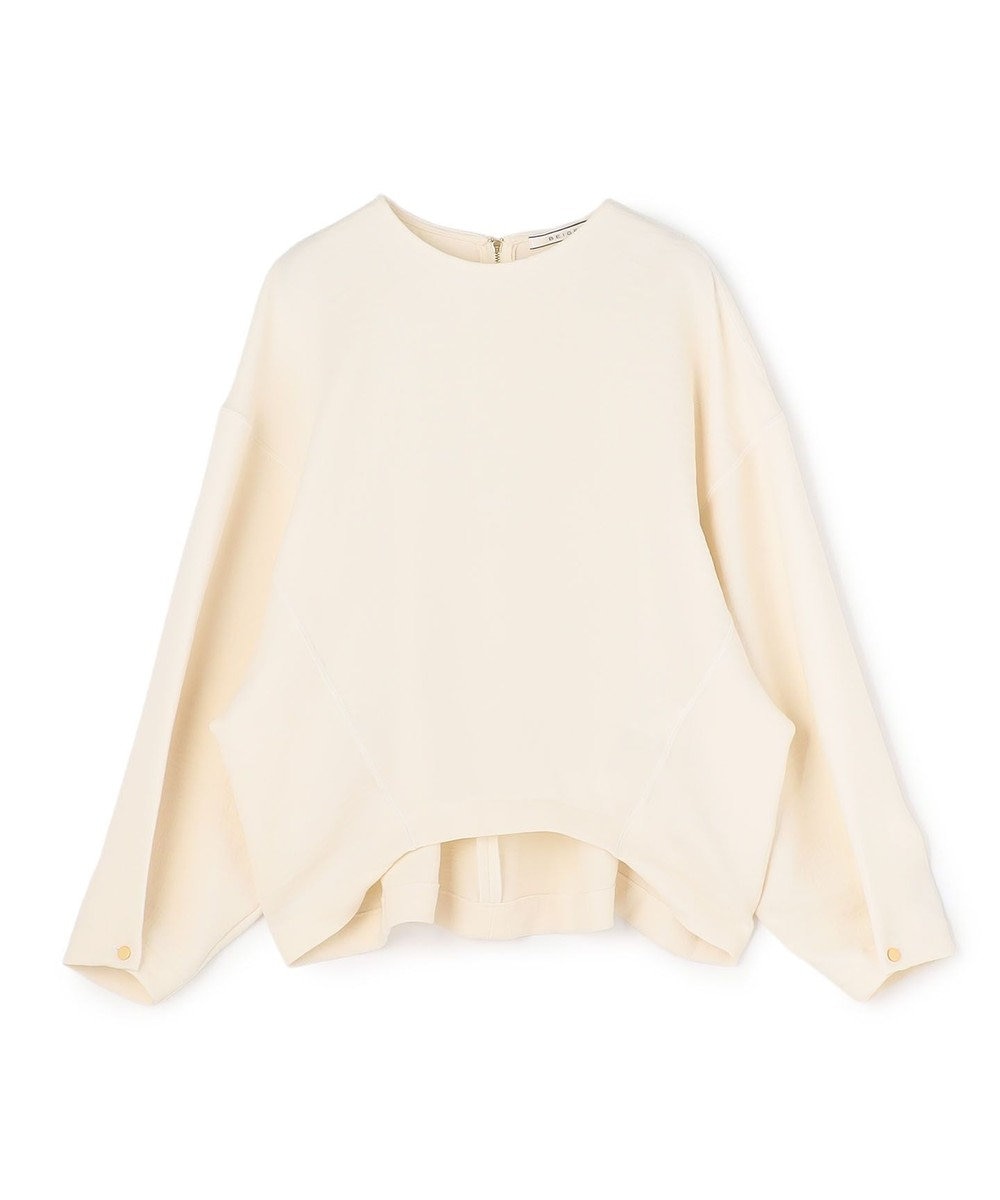 BEIGE， BROOM / スウェット風ライトフォルムプルオーバー 