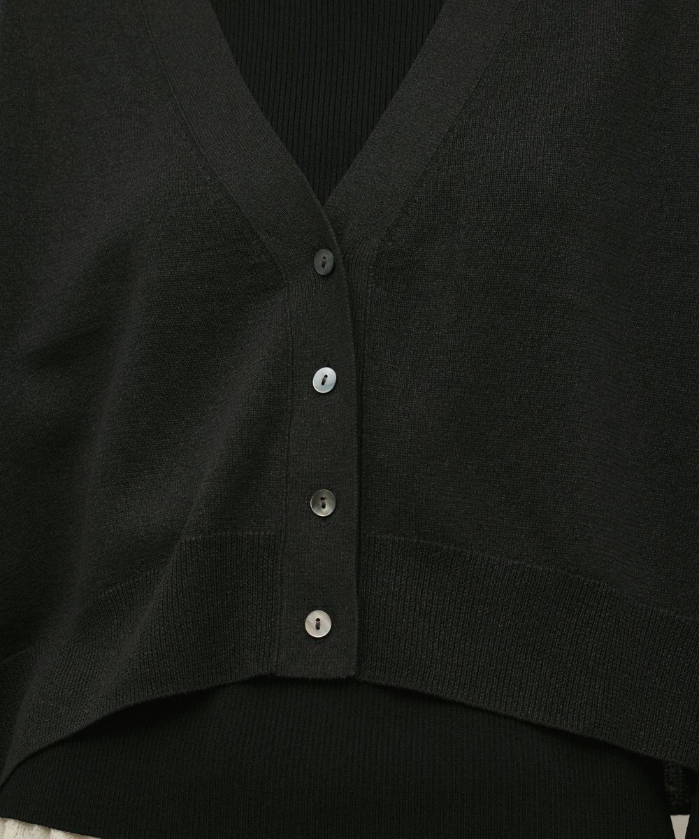 GRACE CONTINENTAL スリーブスリットニットカーディガン 