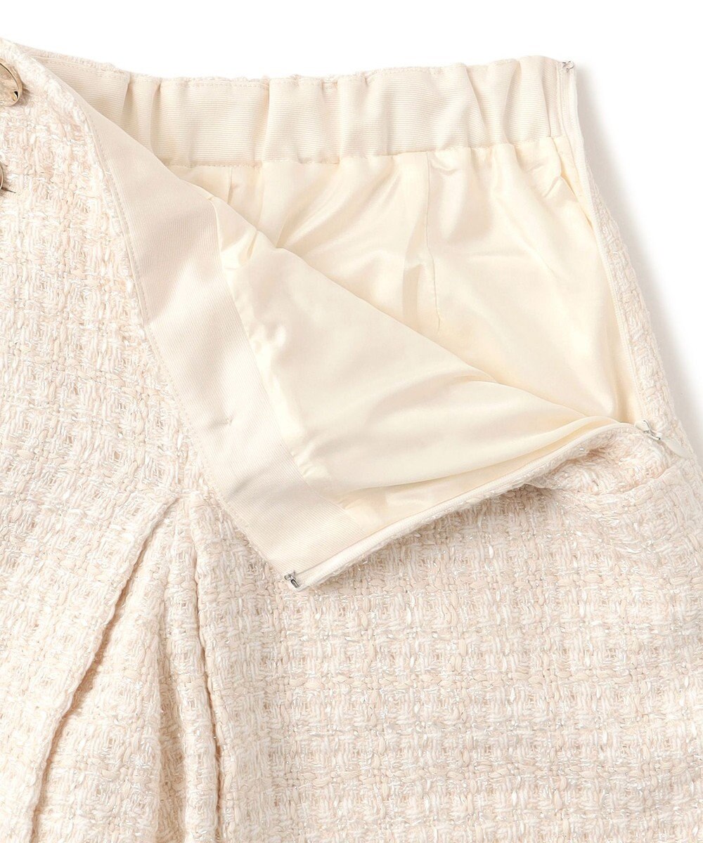 GRACE CONTINENTAL ツイードボックスタックショートパンツ 